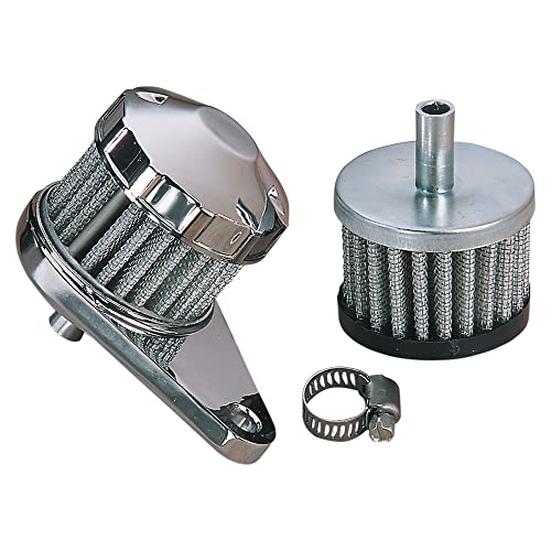 Emgo Crankcase Filter- Chrome