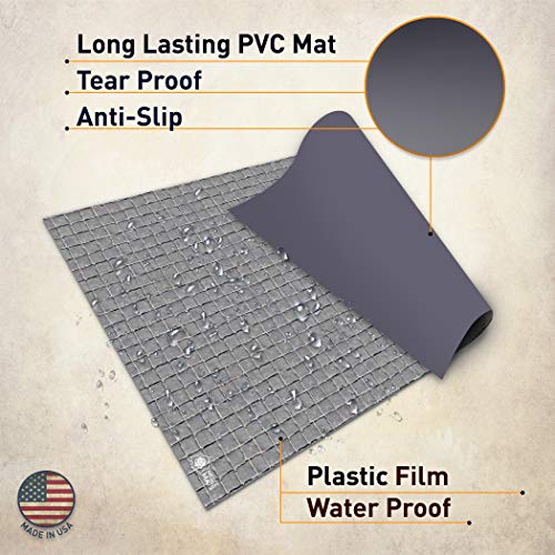 Battle Grid Game Mat - Ultra Durable Polymer Material - Role-Playing Grid Map - Dry Erase Reusable Tabletop Squares - Dungeons Rpg Dragons Set For Starters And Masters - 24 X 36 #TOP2