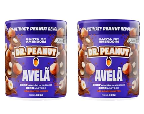 Kit 2x Pasta de Amendoim 600g Whey Protein - Dr Peanut AVELA