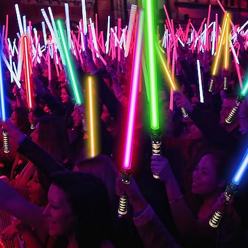 Lichtschwert VATOS mit 15 Farben und Soundeffekten für Kinder