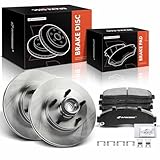 A-Premium 10.28 inch (261mm) Front Vented Disc Brake Rotors + Ceramic Pads Kit Compatible with Select Ford & Mazda Models - Ranger 1998-2001, B2500/B3000/B4000 1998-2000, RWD, 6-PC Set