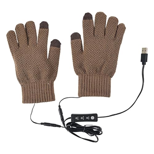 Moufles chauffantes USB idéales pour le cyclisme et le ski par grand froid