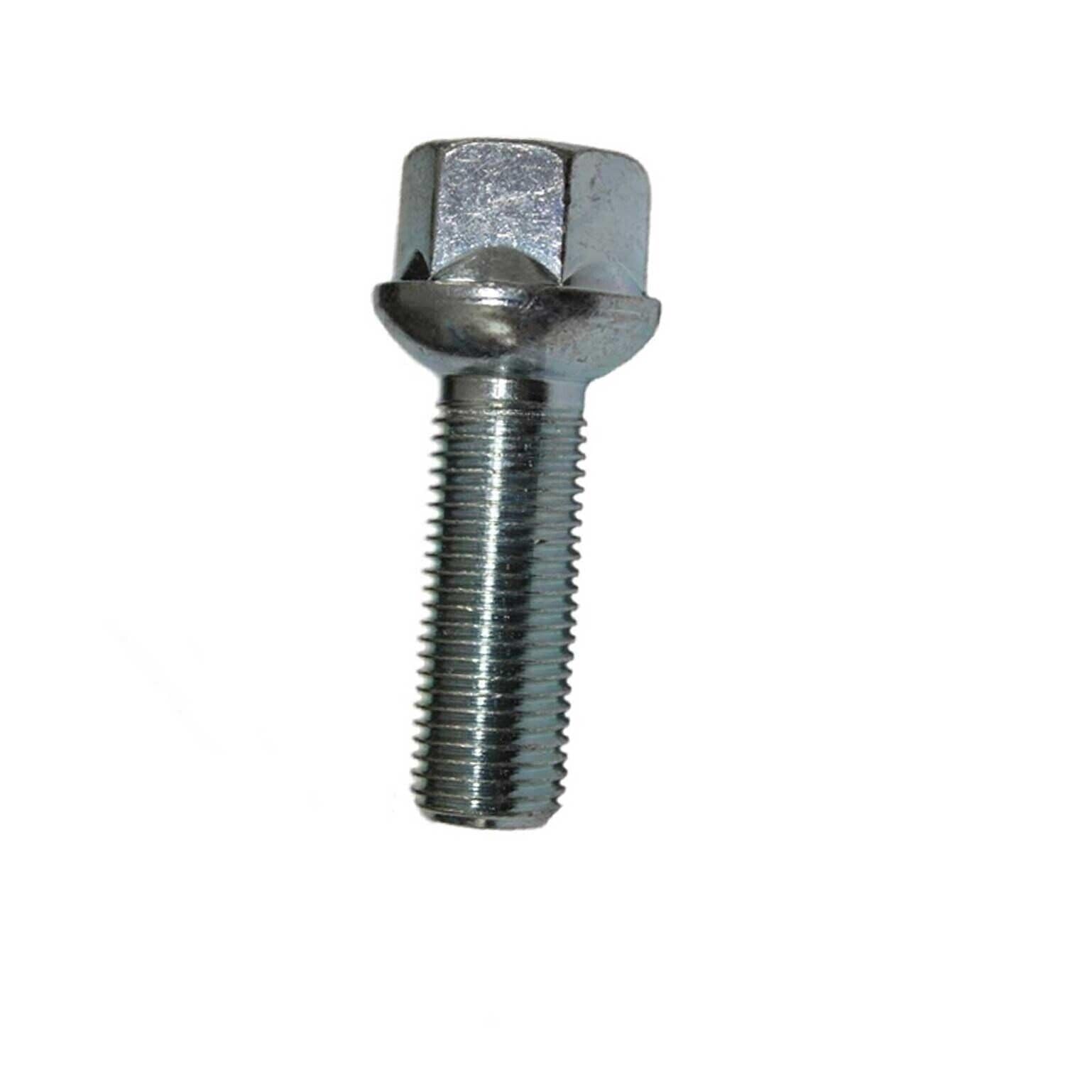 TRACER 20 bulloni per ruota, colore argento, R14, M14 x 1,5, 60 mm, compatibili con VW, Porsche, Audi, Mercedes