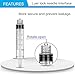 Blunt Tip Food Syringe with Needle - Resin Refilling Glue Lube Liquid Plastic Syringes, 12Pack-5ml/cc Syringes for Lip Gloss Base Ink Precision Oil Craft Applicator