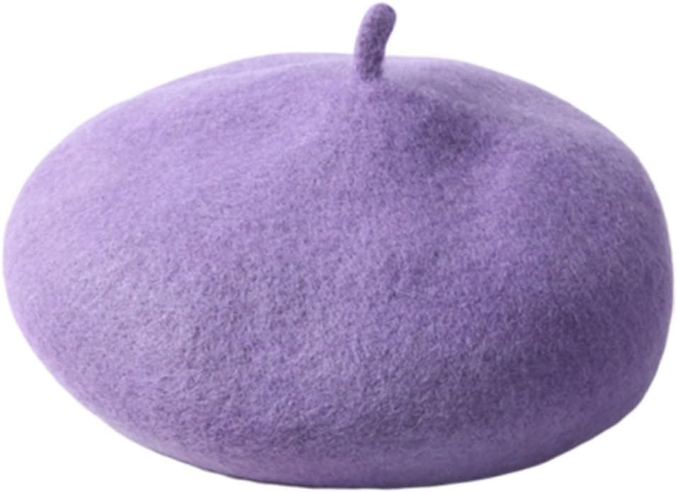 SHERCHPRY 2pcs Children Wool Beret Kids Warm Beret Brown Beret Boys Beret Thick Beanie Beret for Baby Girl
