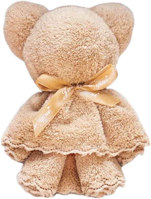 Amazon｜タオルハンカチ プチギフト 手作りベア ラッピング入りくま