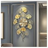 Cadeau parfait : l'horloge murale élégante est la meilleure décoration pour l'hôtel, le bureau, le salon, la chambre et d'autres pièces de la maison.Il peut également être utilisé comme un bon cadeau pour le chauffage de la maison, les mariages et les fêtes de fin d'année.L'horloge enregistre les moments heureux avec vos amoureux, parents, famille, amis.