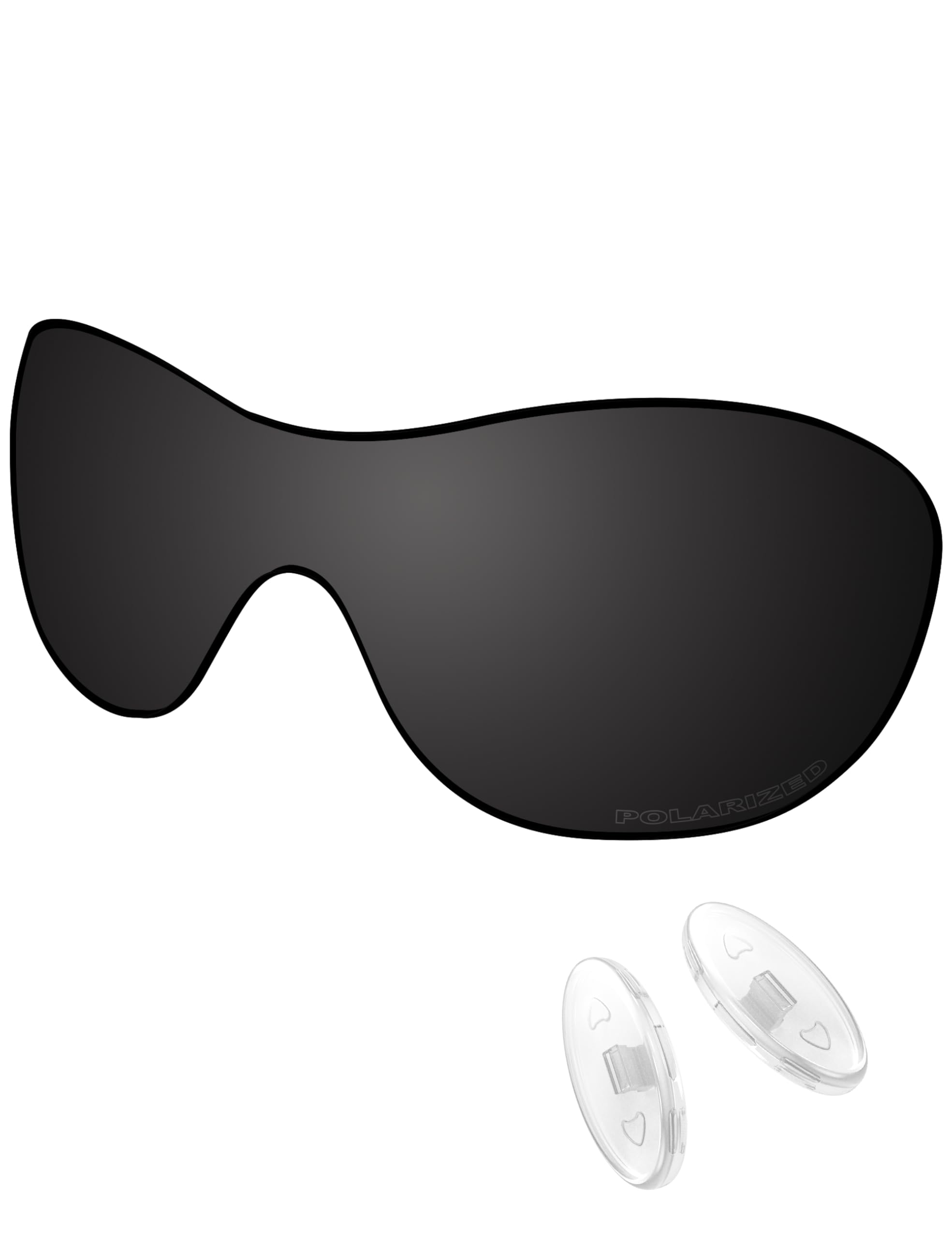 SAUCER Premium Replacement Lenses & Nosepads for Oakley Breathless Sunglasses