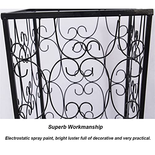 Porte-parapluie avec bac de récupération eau pour intérieur en bronze - 5