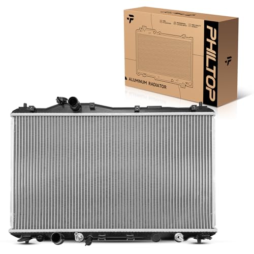 Image of PHILTOP Core Radiator Compatible with 2012-2013 Civic 1.8L, 2012-2015 Civic 1.5L, 2013-2014 ILX 1.5L Transmission Oil Cooler Included