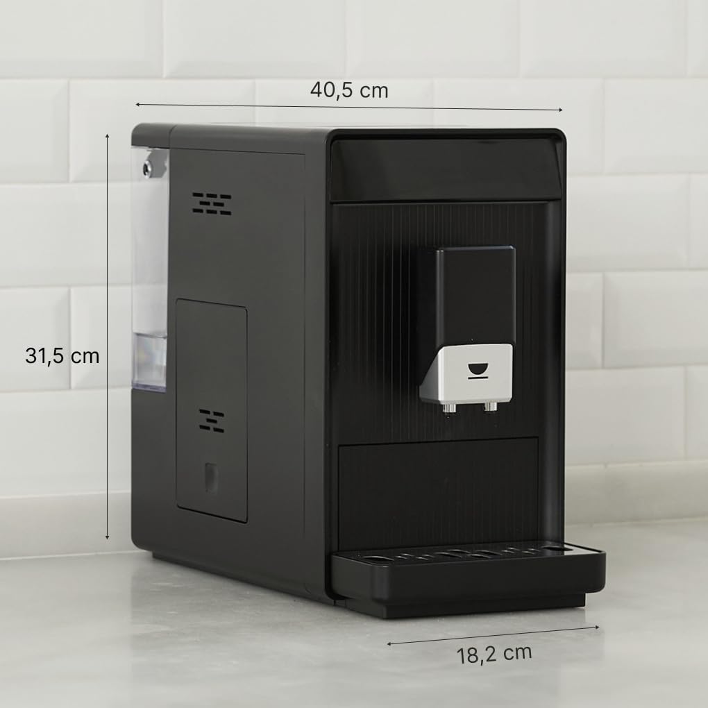 Incapto Aura coffee machine dimensions