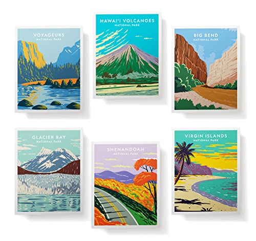 Image of Twigs Paper Natural Wonders Thank You Cards, 24 National Park Note Cards