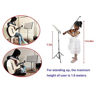 Rayzm Partition en Livres, Support Portable Sturdy Support Métal Pliant avec Sac Transport, Hauteur Ajustable, Charge… - Les Beatles, Paul McCartney, John Lennon, RIngo Starr, George Harrison Rayzm Partition en Livres, Support Portable Sturdy Support Métal Pliant avec Sac Transport, Hauteur Ajustable, Charge… – Image 4