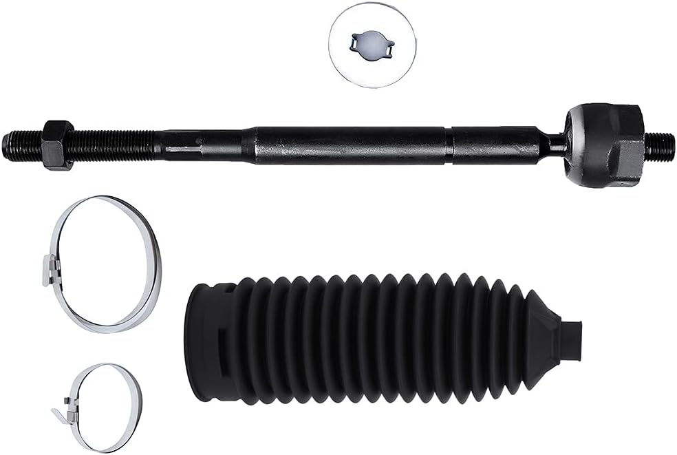 OCPTY - New 2-Piece Fit 2005-2015 For Toyota For Tacoma - (1) Rack & Pinion Steering Boot (1) Front Inner Tie Rod End - 5 Lug Models
