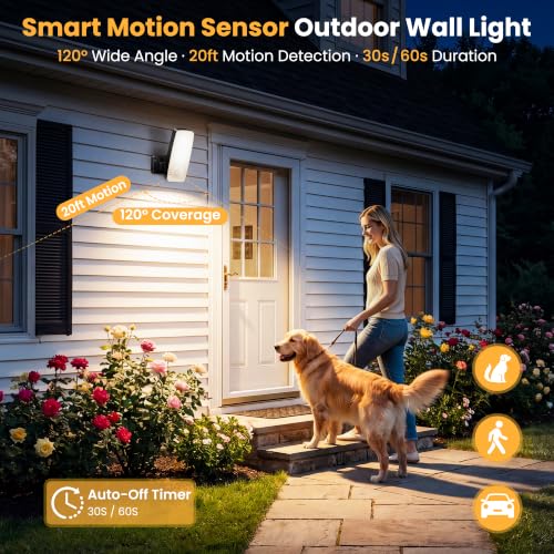 Redane Motion Sensor Outdoor Light, Outdoor Battery Operated Wall Lights by Redane - Used condition - Image 3