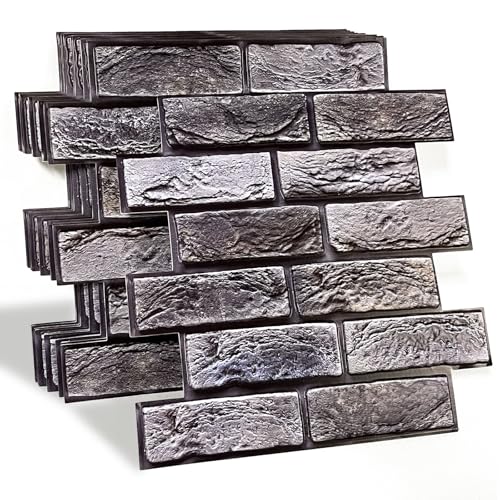 Faux Brick Wall Panels,3D Wall Panel Peel and Stick,3D Brick