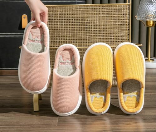 Caistre Memory Foam Slipper for Women Cute Fluffy Plush House Slippers Slip-on Plush Shoes Soft Fuzzy House Shoes Slides Fleece Lined2