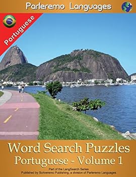Paperback Parleremo Languages Word Search Puzzles Portuguese - Volume 1 [Portuguese] Book