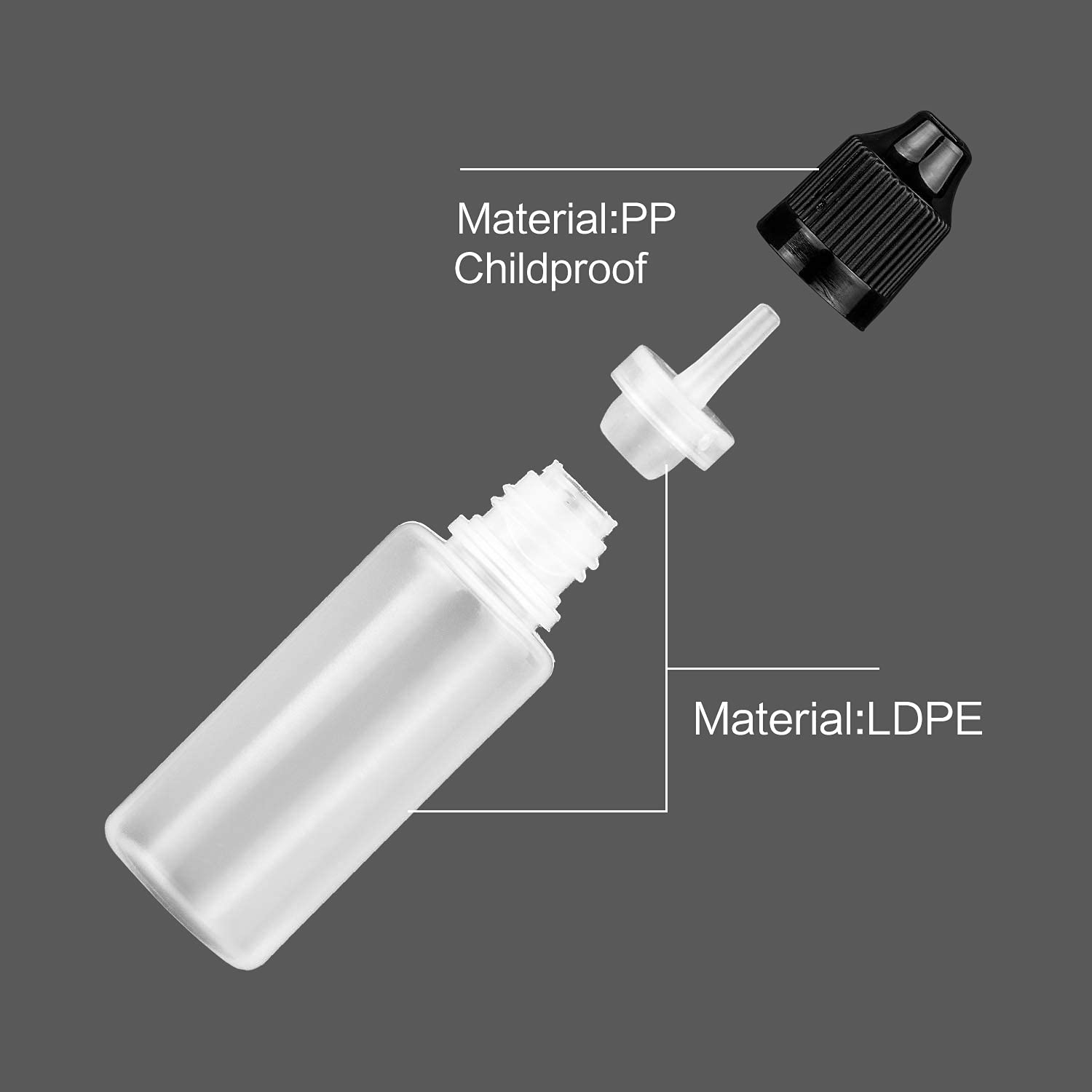 Flаѕh Sаlе Eau 15ml LDPE Plastic Thin Tip Dropper Bottles, Small Empty Squeeze Dropper Bottles (50PCS, Black Caps), BPA Free Blасk Frіdау Clеаrаnсе Eau 15ml LDPE Plastic Thin Tip Dropper Bottles, Small Empty Squeeze Dropper Bottles (50PCS, Black Caps), BPA Free