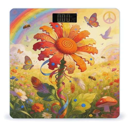 Báscula digital para baño LZQPOEAS 180kg con pantalla LCD miniatura 1