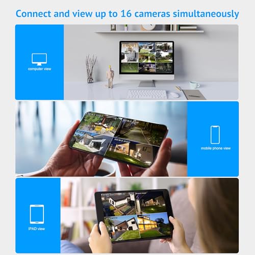 Image of LaView 8MP 4K Security Cameras Outdoor Indoor Wired,IP65, Starlight Sensor & 100 Ft Night Vision,Motion /Person Detection,2-Way Audio /Spotlight,US Cloud,iOS & Android & Web Access