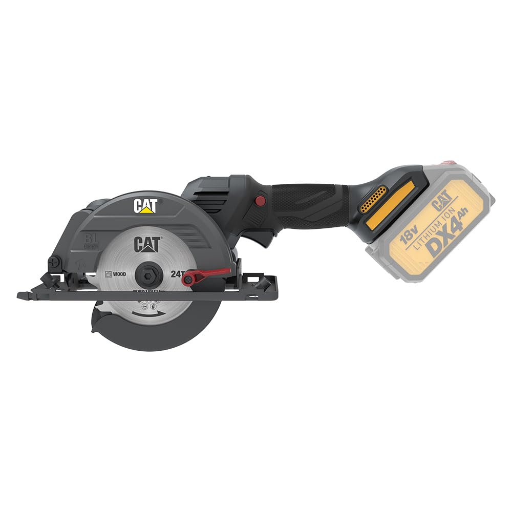 CAT DX5010B 18 Volt 120 mm Kömürsüz Profesyonel Çok Amaçlı Daire Testere (Akü Dahil Değildir)