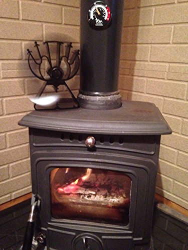 Voda VDSF624B 4-Blade Heat Powered Stove Fan thumb #5