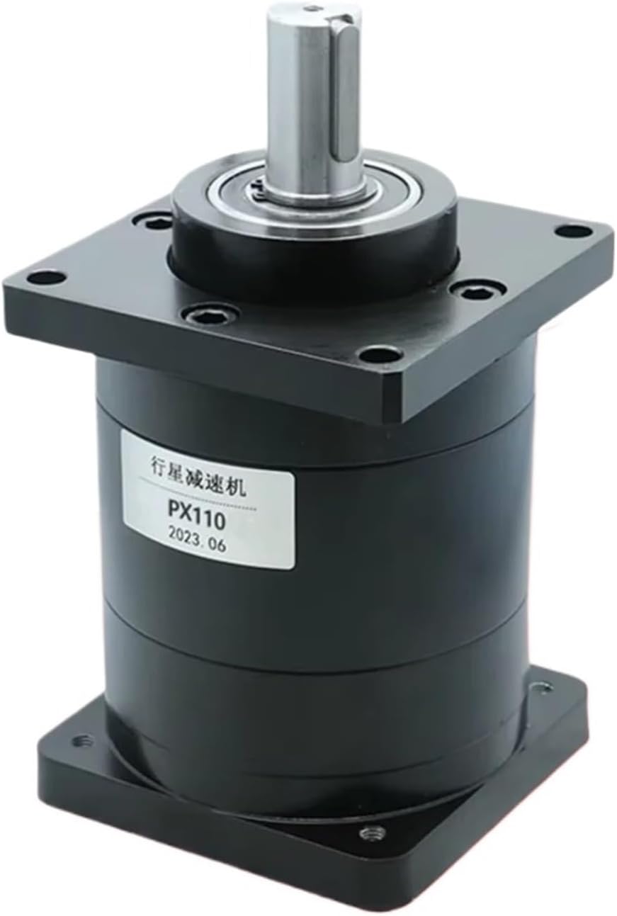 PX110 19mm Input 22mm Output Planetary Reducer Gearbox 3:1 to 216:1 Engraver 1.5KW 110ST AC Servo Motor(Ratio 5-1,110x110 servo)