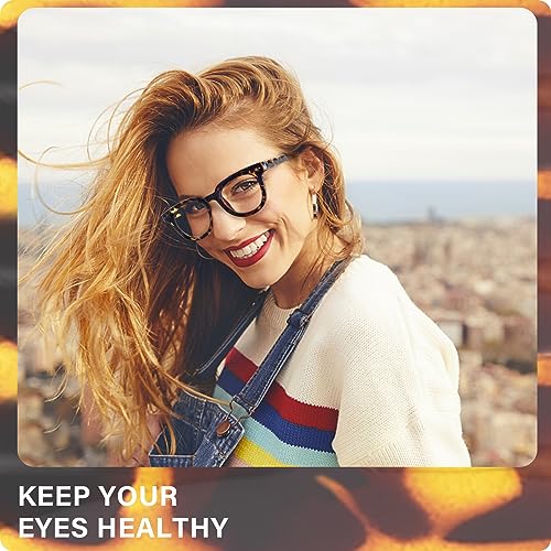 OPTOFENDY Oversized Blue Light Blocking Glasses for Women, Anti Eyestrain & UV Protection Square Computer Eyeglasses - Image 3