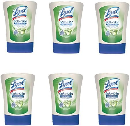 Lysol No-Touch Hand Soap Refill, Aloe, 8.5 oz. (Pack of 6)