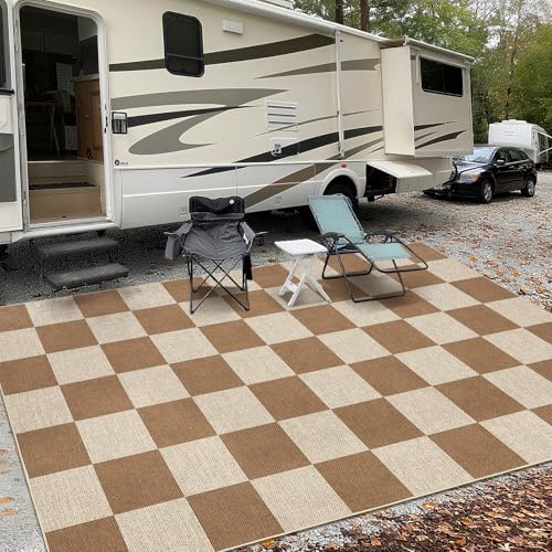 GarveeHome 8x10 Area Rugs for Living Room Checkered Rugs by GarveeHome - Used condition - Image 9