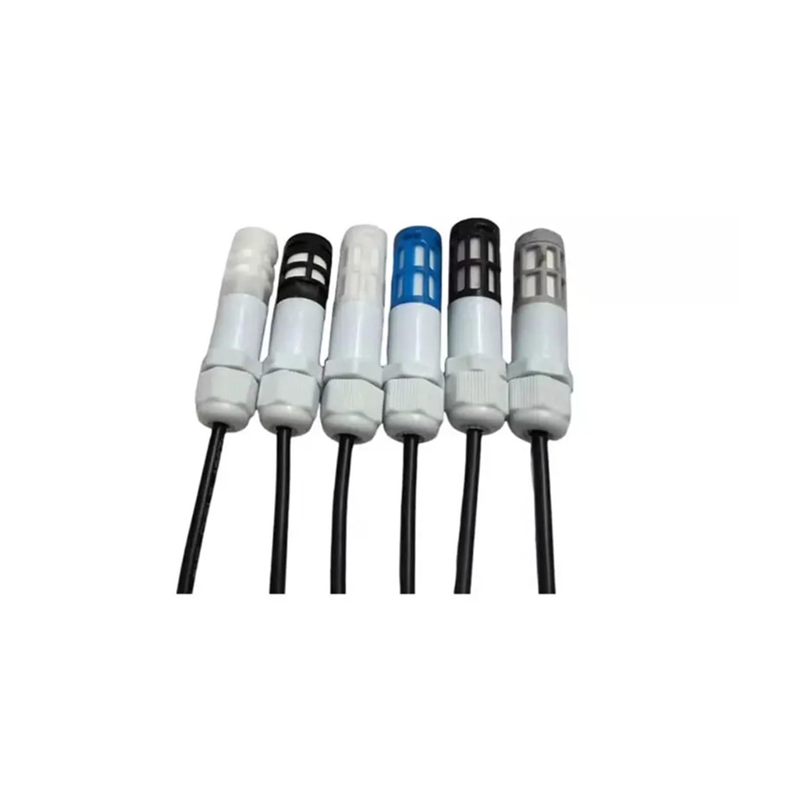 Modulo sensore di umidità della temperatura Cavo sonda Sensori di capacità digitale impermeabili 1 m(SL-68 black,SHT35)