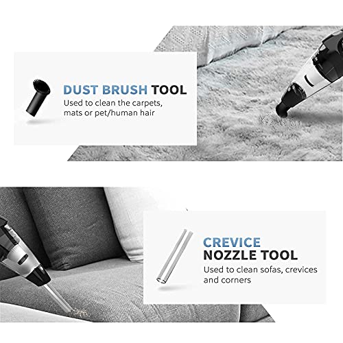 VacLife Handheld Vacuum, Cordless with High Power & Quick Charge Tech, Silver (VL188)
