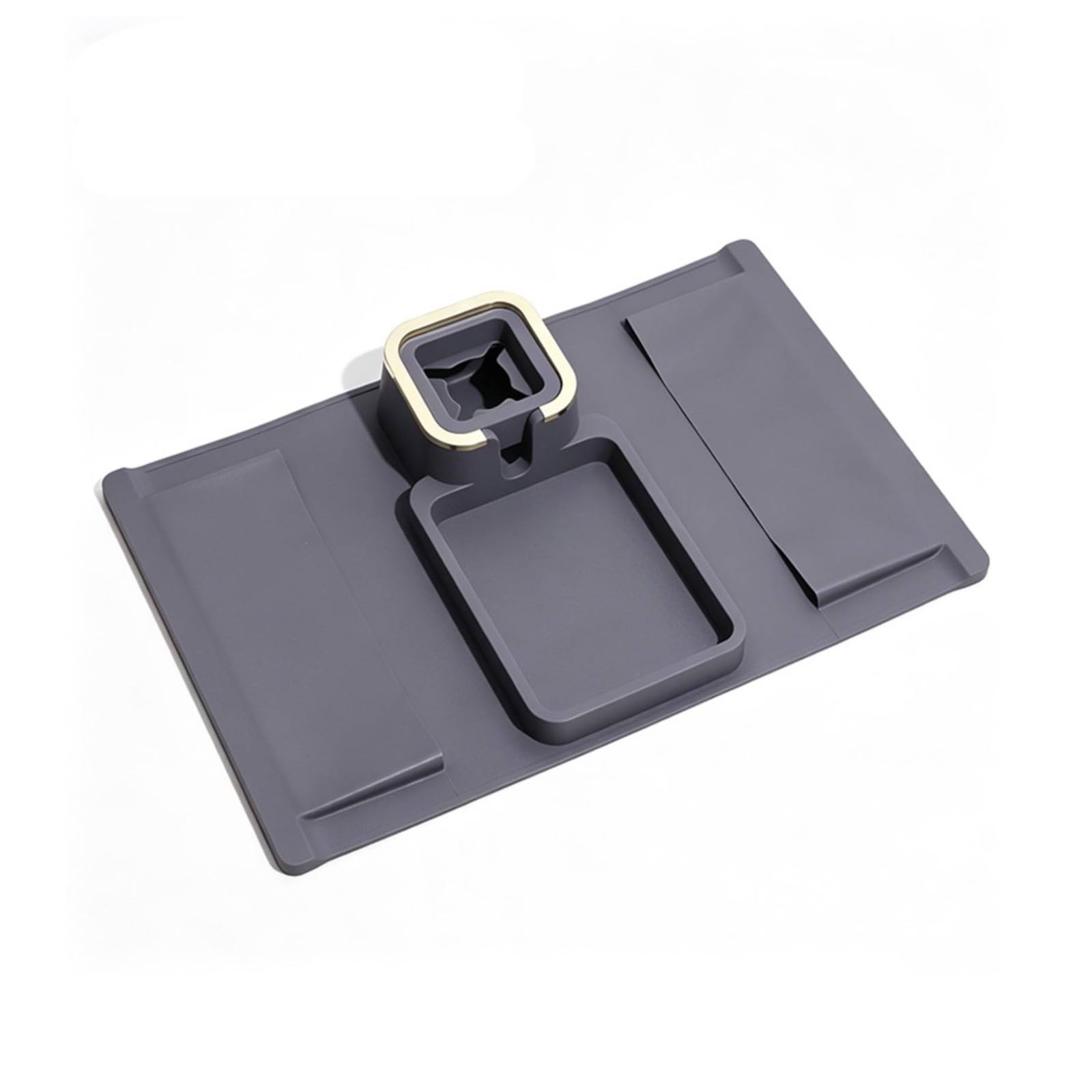 LOVIVER Organizador Brazo Sofá con Peso Banja Flexible para Salón, Gris Oscuro
