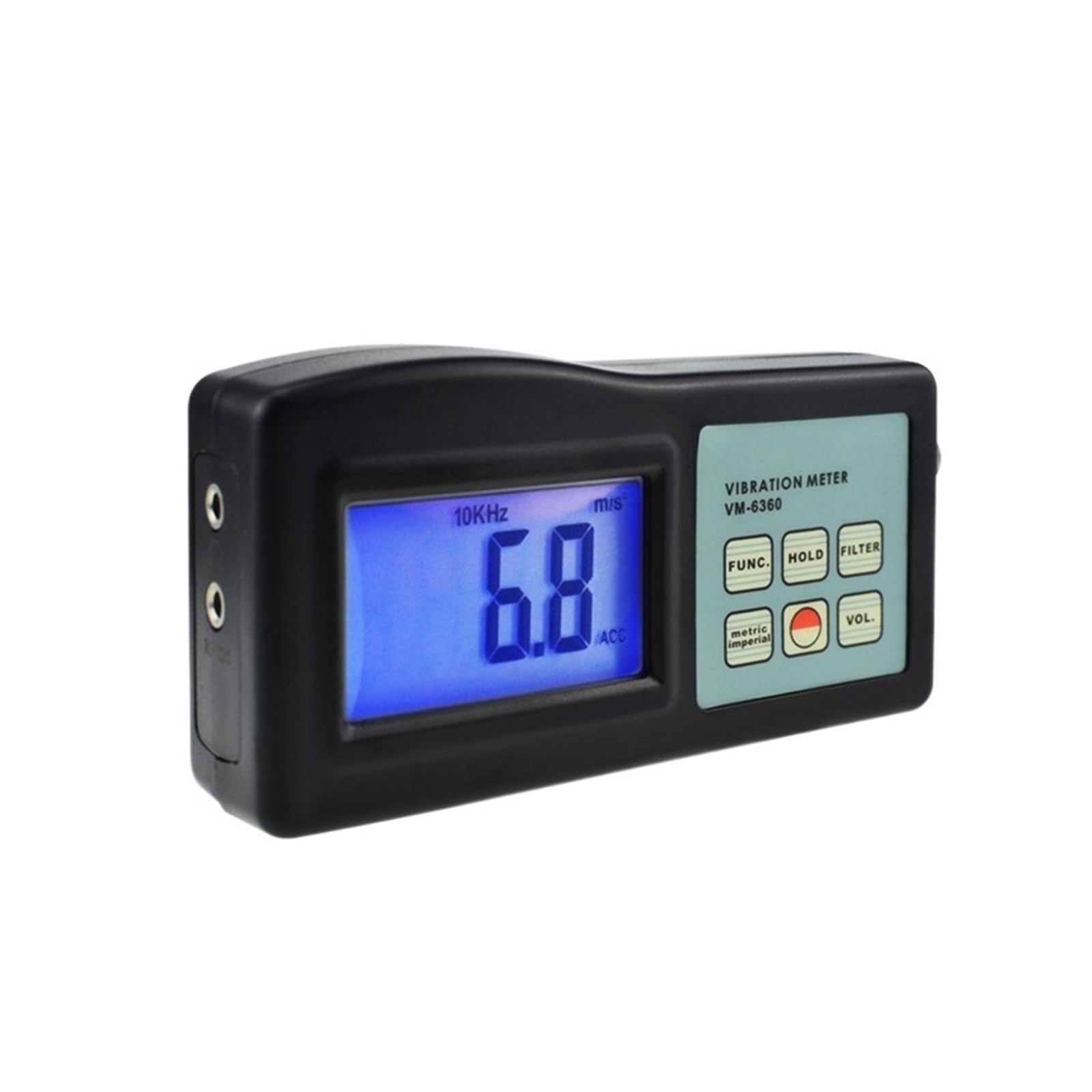Digital Vibration Meter Gau Tester Accelerometro Piezoelettrico Ampia Frequenza Con Custodia Protettiva E For Il Trasporto Misurazione Precisa