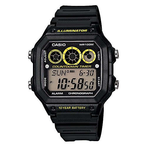 Casio AE-1300WH-1AV For Men Digital, Casual Watch