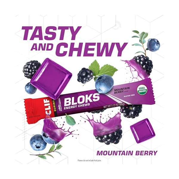 Clif Shot Bloks Mountain Berry, 18er Pack (18 x 60 g) – Bild 4