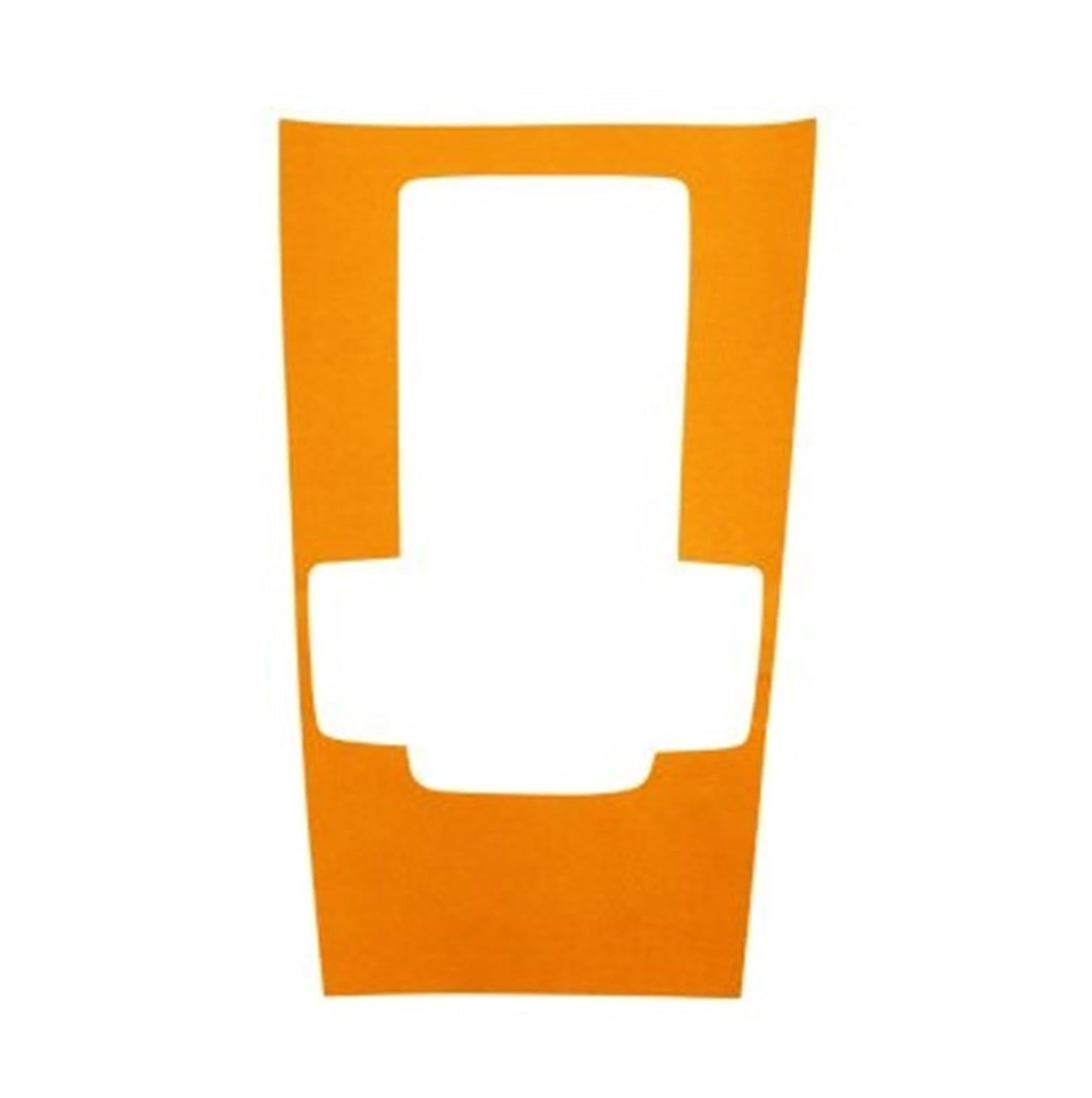 Interior Styling Sticker Car Central Manual Transmission Gear Shift Panel Sticker for Mazda 3 for Axela BP 2019 2020 2021 2022 2023 2024 2025 Accessories Decoration(Orange LHD RHD)