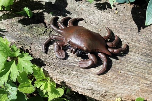 Gwenys Haus Gartenfigur Krebs Gusseisen