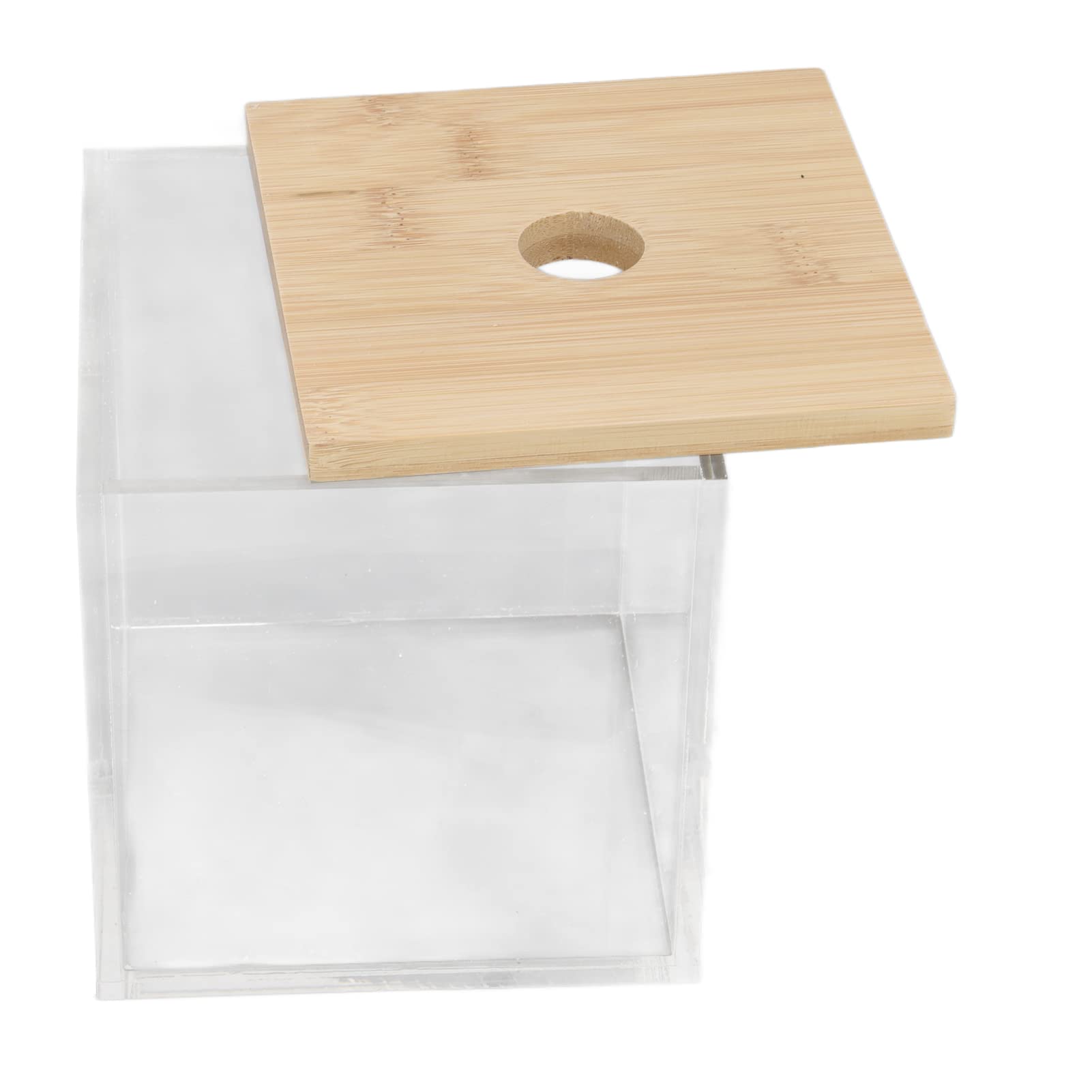 Transparente Acryl-Kaffeekapsel-Aufbewahrungsbox mit Deckel, Muschel-Design für einfachen Zugriff, nizer für Kaffeepads, Vitrine für Küchenarbeitsplatte, stilvolles Kaffee-Zubehör