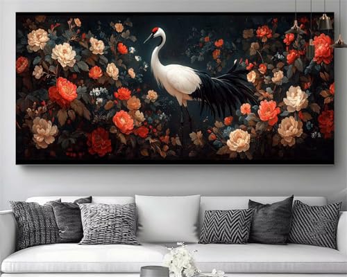 Diamond painting XXL 70x140cm fini les symboles illisibles kit complet broderie diamant