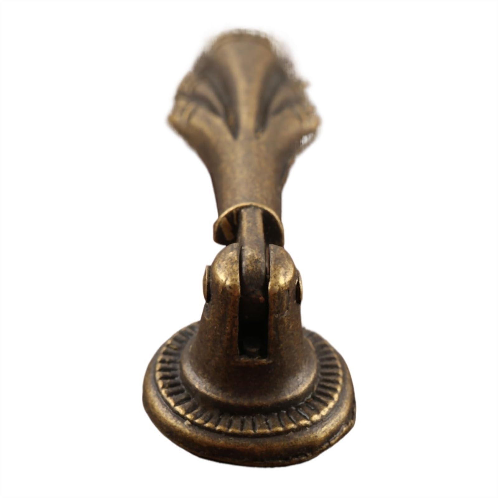 2 tiradores de bronce para muebles, armarios y cajones de 19 x 60 mm
