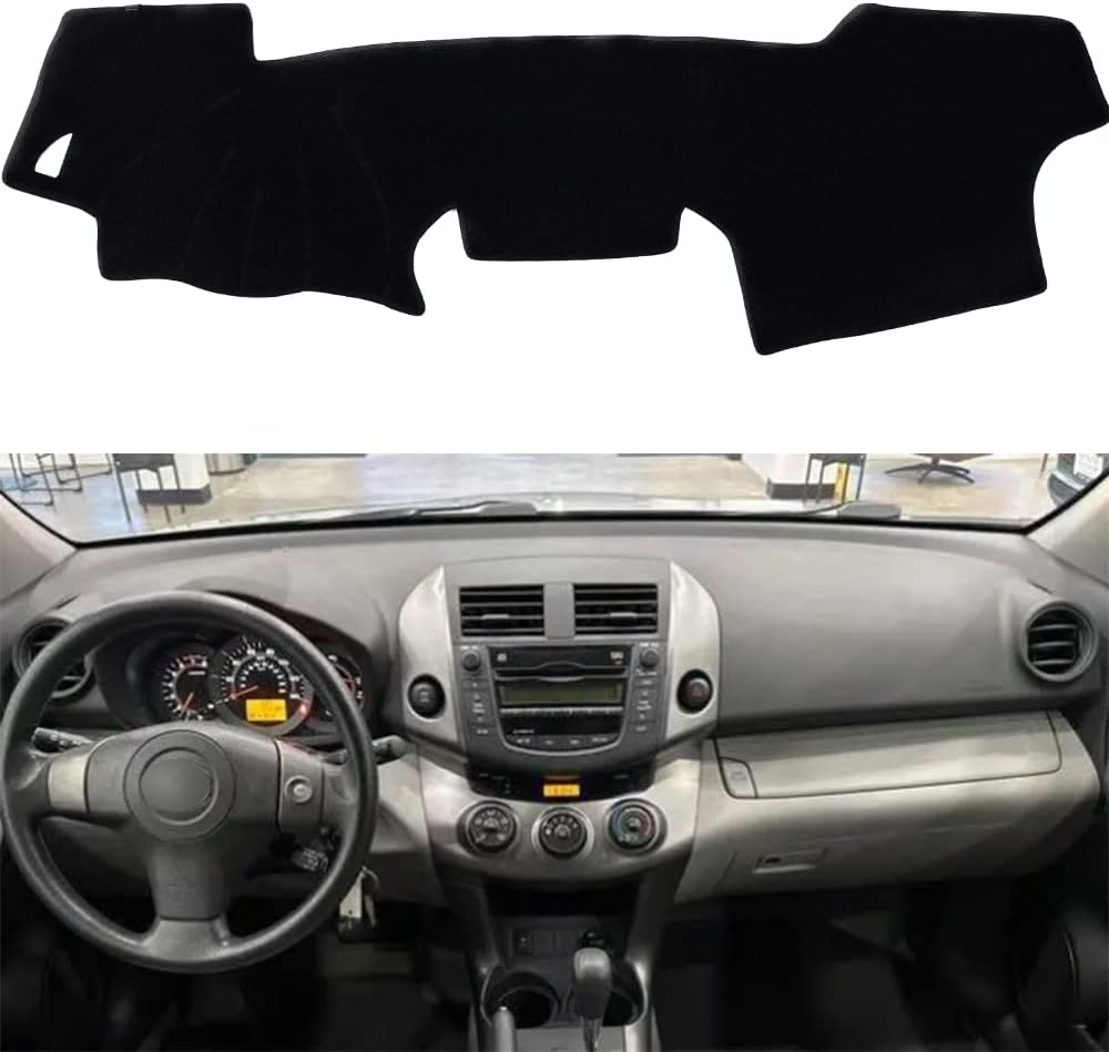 Tcxdioo Dashboard Dash Mat Cover Leather Dashboard Pad Sun