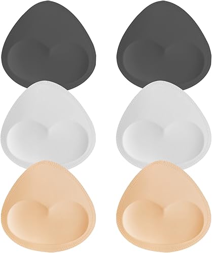 TopBine Removable Bra Pads Inserts Women's Comfy Sports Cups Bra Insert for BIkini Top Swimsuit
