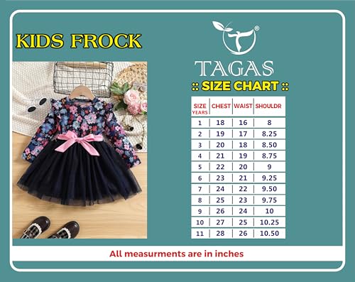 Image of TAGAS Girl Swiss Dot Ruffle Trim Belted Dress || Bagy Girl Dress||Baby Frock ||Sleeveless Dress for Girls