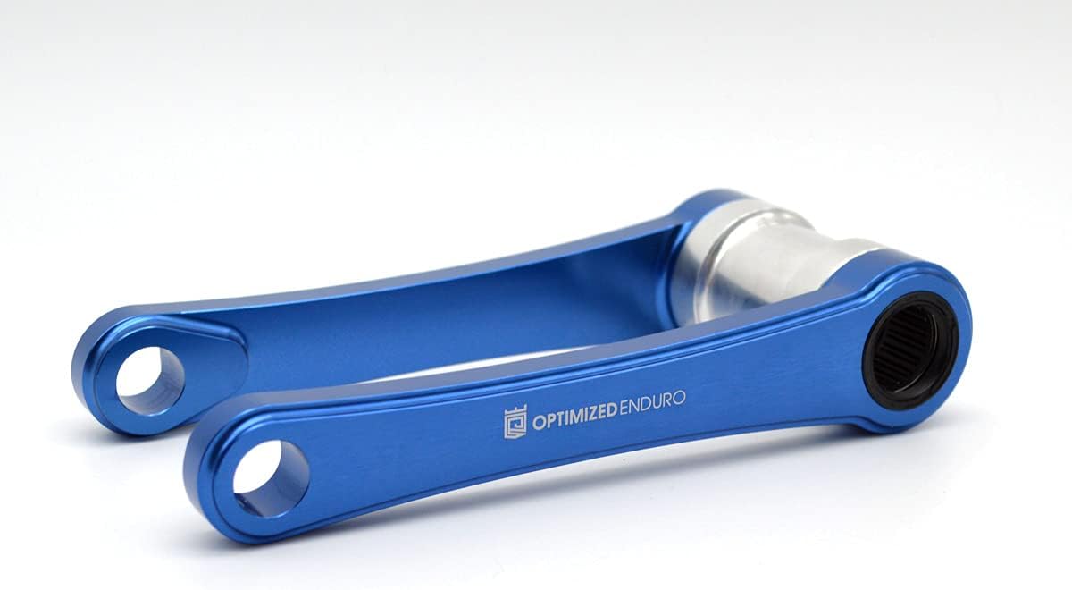 Optimized Enduro Lowering Link Compatible with KTM/Husqvarna 16-22 and GasGas 21-22 (Blue)