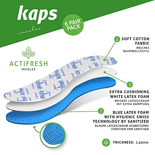 Plantillas Kaps Control Olor Actifresh Talla 43 Hombre miniatura 2