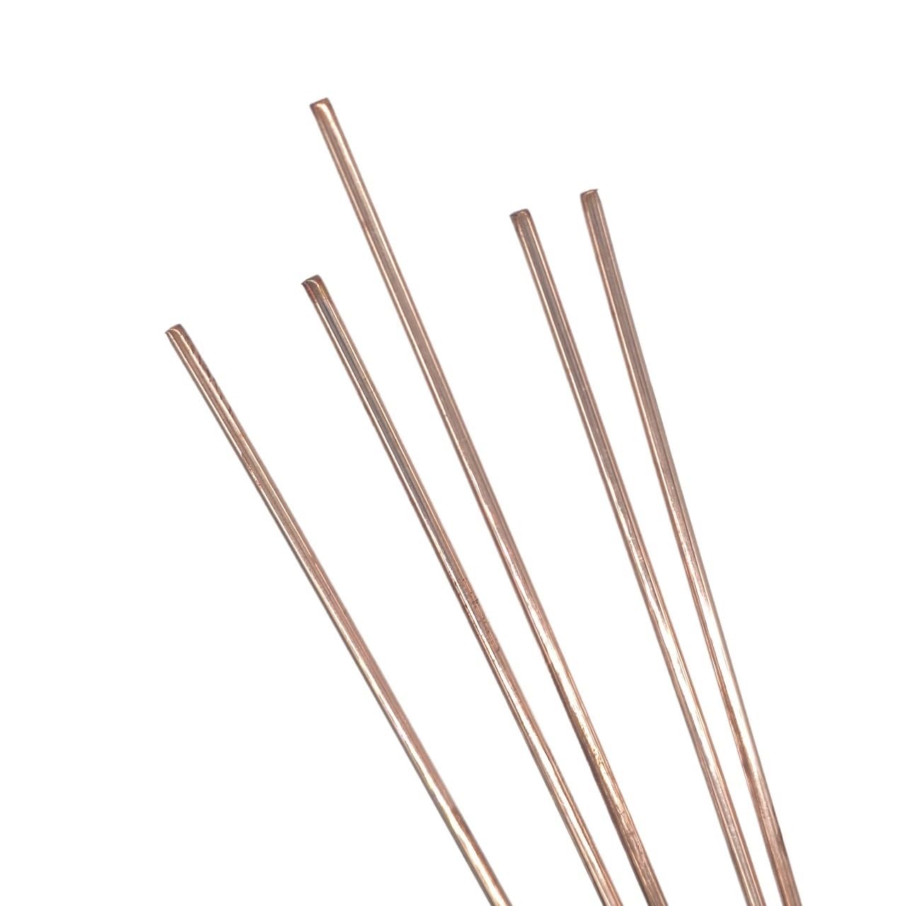 1 kg 50 cm Ottone Asta di Saldatura Elettrodo di Rame Fosforo Filo di Saldatura Asta di Saldatura Bronzo Non C' È Bisogno di Polvere di Saldatura Utensili(2.5mm)