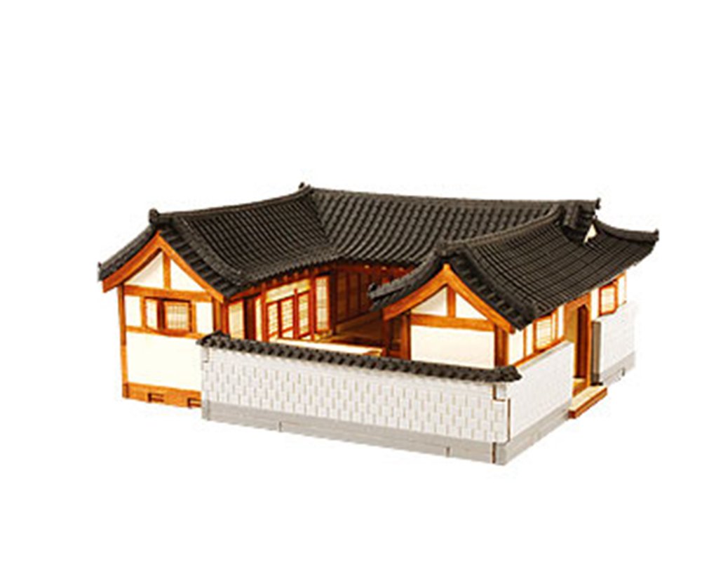 Desktop Holz Modellbausatz Seoul, Bukchon Hanok A/YG613