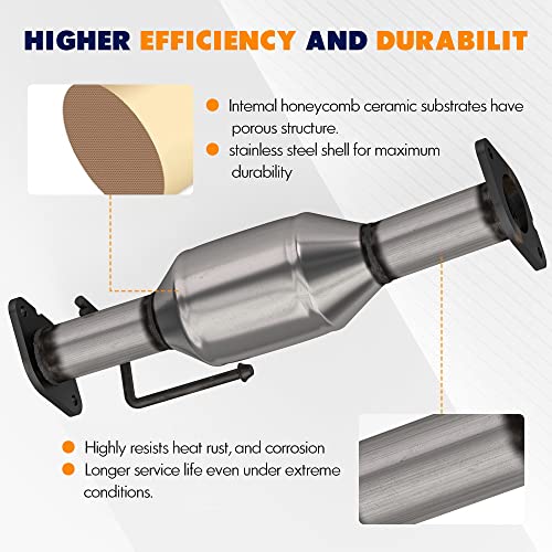 Catalytic Converter 3.6L Fit for 2008-2017 Buick Enclave, 2009-2017 Chevy Traverse, 2007-2017 GMC Acadia, 2007-2010 Saturn Outlook (3PCS)